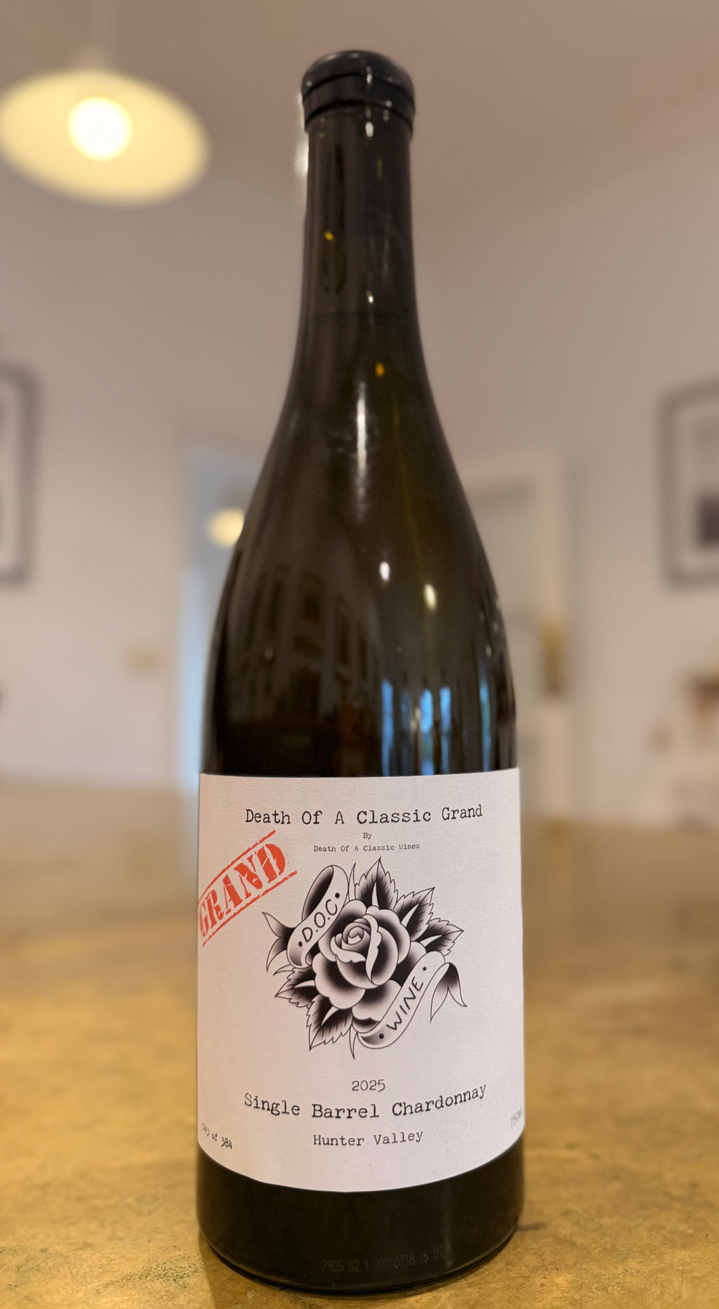 2025 Single Barrel Chardonnay