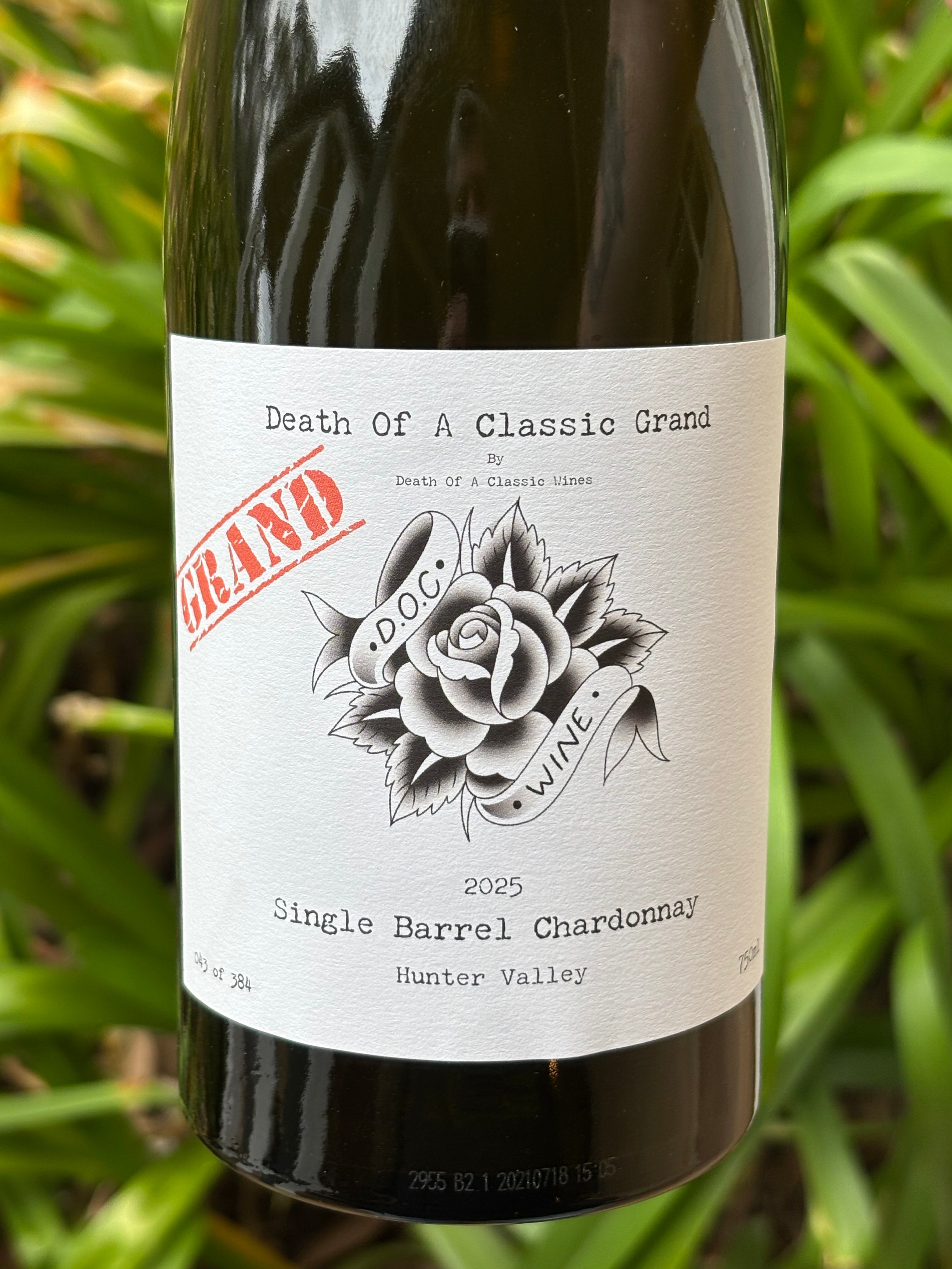 2025 Single Barrel Chardonnay